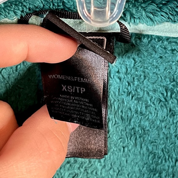 TNF The North Face Womens Osito Jacket Teal Blue | Soft Fuzzy | Size XS - Picture 5 of 5